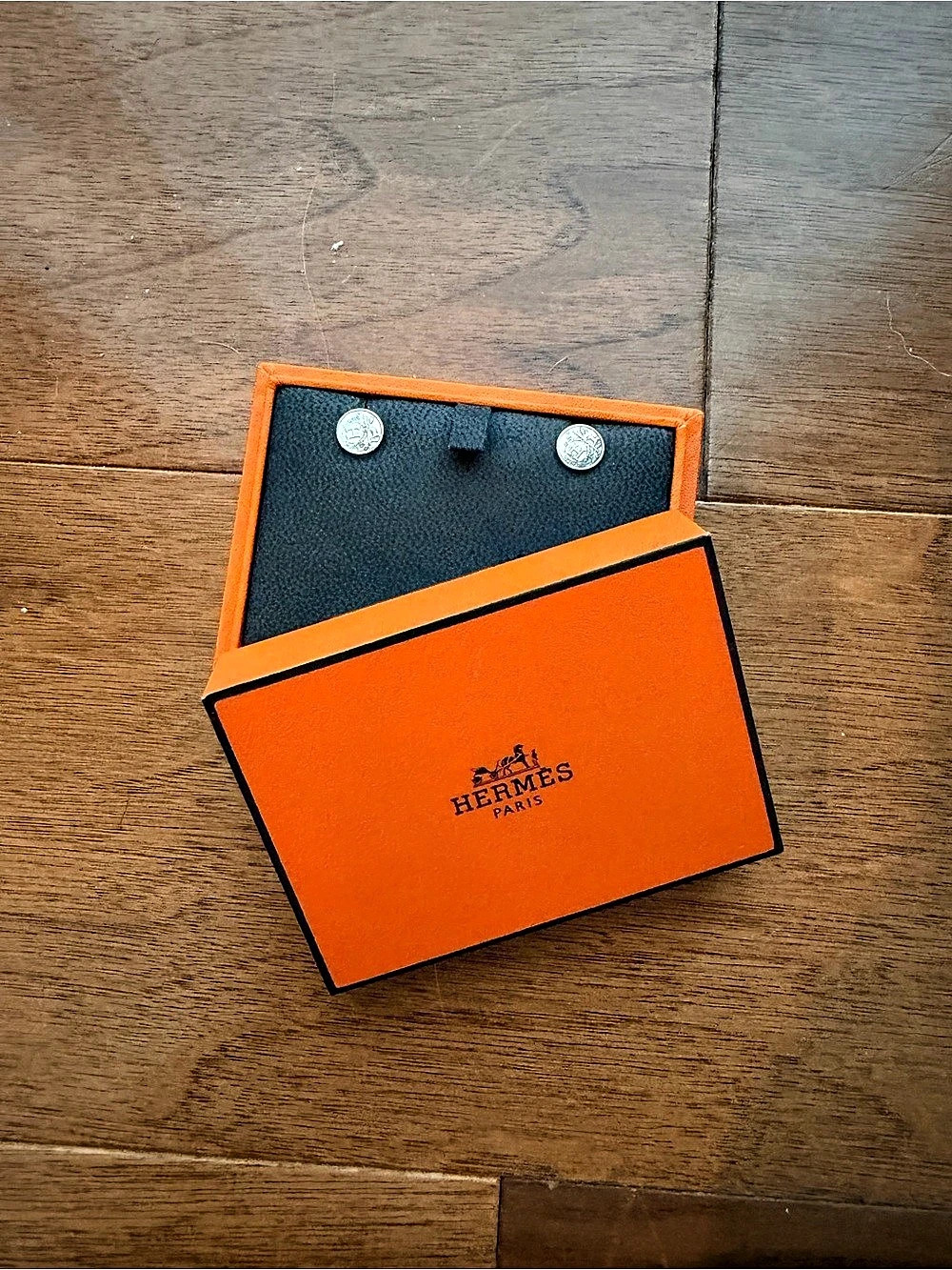 Hermès ex-libris ear earring